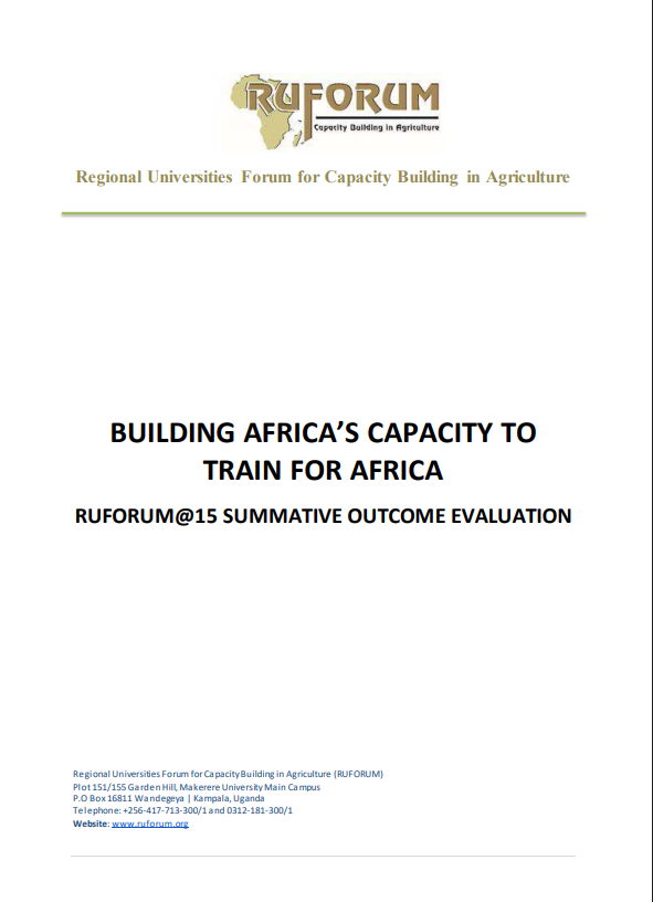 Building Africa's Capacity